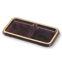 ティーバッグトレー 二ツ仕切ティーパックトレー八雲天金