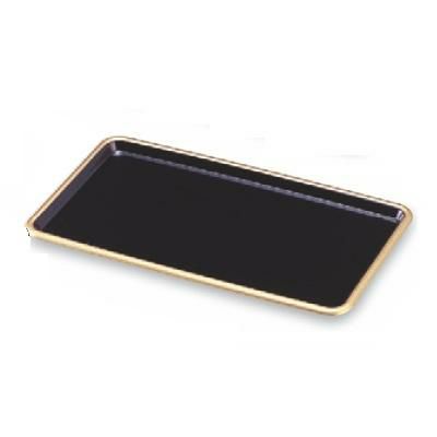 トレー フラットトレー黒天金(底塗)(小)