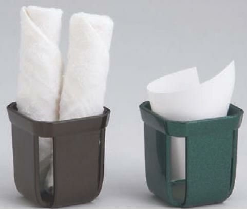 おしぼり受け おしぼり&伝票立て グリーンパール