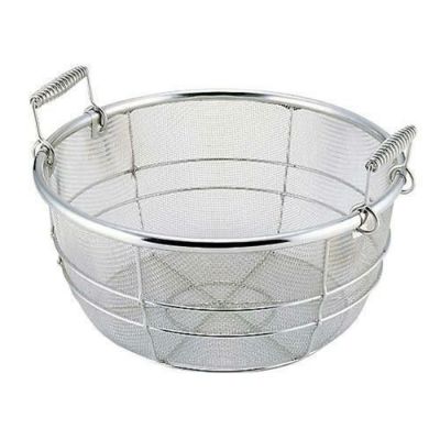 料理鍋用 揚げザル (手付) 33cm用