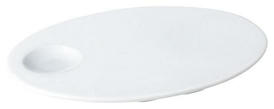 23cm楕円ディンプルプレートフラット