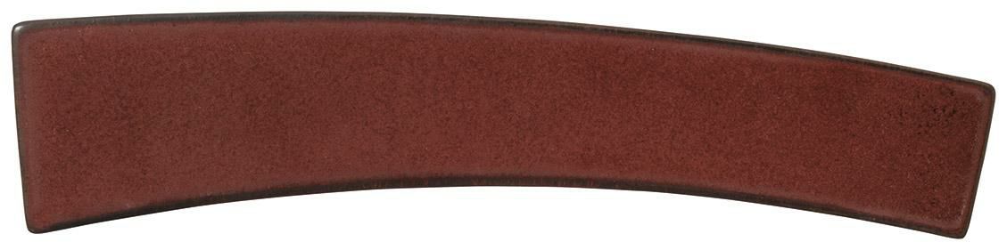 36cmアーチプレート(緋朱)フラット