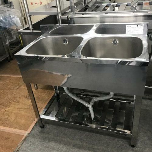 azuma アズマ 2槽シンク 流し台 幅120cm 厨房機器 モノ市場半田店 119 azuma アズマ 2槽シンク 流し台 幅120cm 厨房機器 モノ市場半田店 119