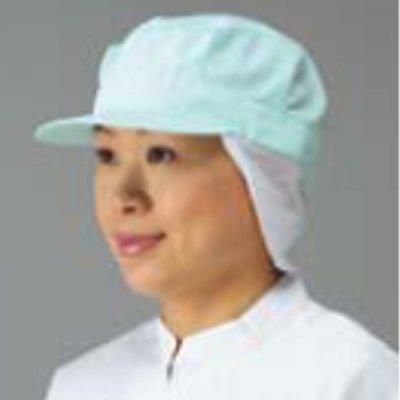 頭巾帽子 八角タイプ 9-1067 グリーン フリーサイズ