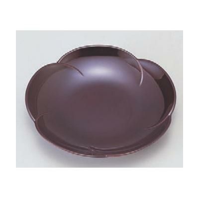 菓子皿 5寸梅型菓子皿 総溜 高さ20mm×直径:150