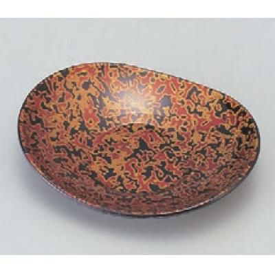 茶托 小判茶托 本堆朱