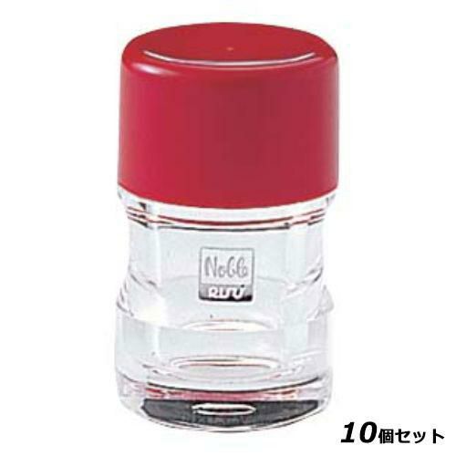 【10セット】ノーブル ようじ入れ レッド
