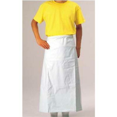 ワンタッチ 前掛 腰下 白 900×900