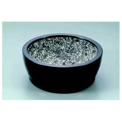 アルミ枠付 石焼ビビンバ ハードコート (艶消ブラック) 19cm