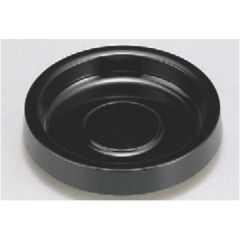 灰皿 丸型灰皿ブラック(中)