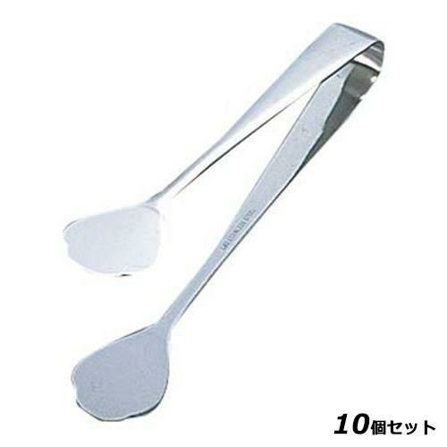 【10セット】TH 18-0 厚手ケーキトング 中 140mm