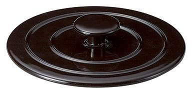 15cm片手鍋 蓋(黒)健康鍋