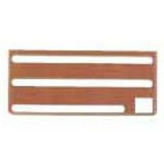 HACCP包丁差用カラープレート B(横)タイプ ブラウン