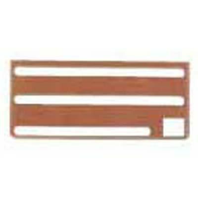 HACCP包丁差用カラープレート B(横)タイプ ブラウン