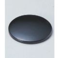 湯呑蓋  湯呑蓋(つまみなし)黒3.0寸 直径:94、内径:90