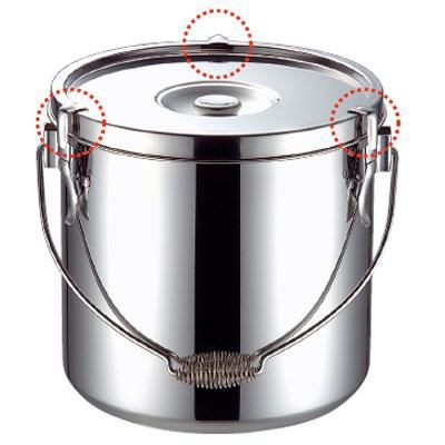 19-0 IH対応鍋シリーズ IH対応給食缶 27