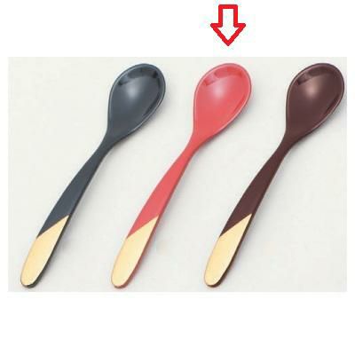 スプーン 新スプーン 朱に柄金