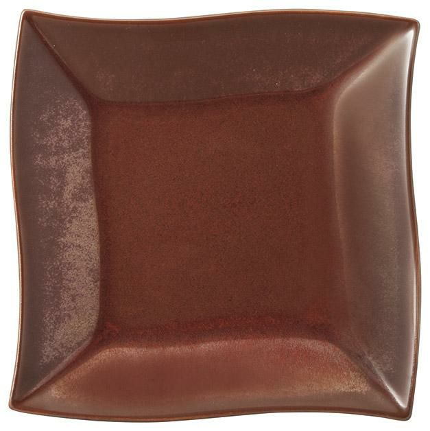 19cm皿(釉彩)波形