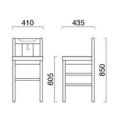 CRES(クレス) 和風カウンター椅子 【ユズカウンター】 張地ランクA /（業務用カウンターチェア/新品）（送料無料）