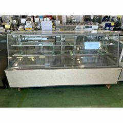 中古】冷蔵ケーキショーケース アリガ APC-0802RZ 幅2400×奥行780×高さ