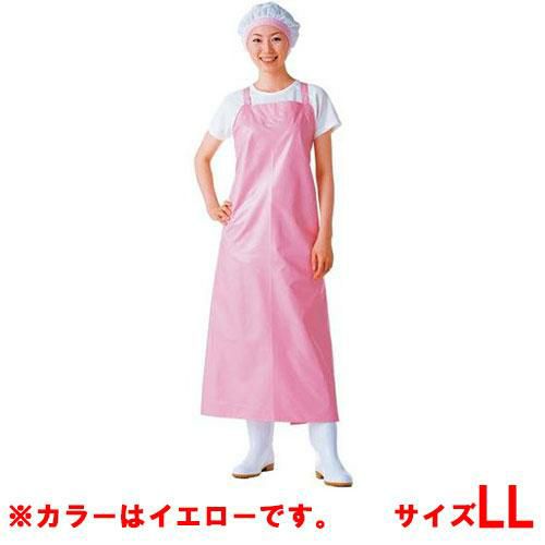 マイティクロス エプロン 胸当 E-1001-33 イエロー LL