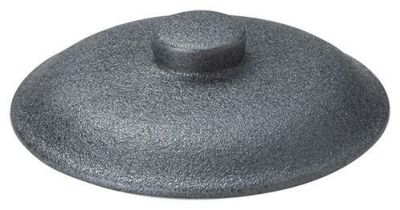 6 1/2インチキャセロール 蓋レンジシルバーブラック