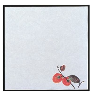 耐油懐敷 15角 柿