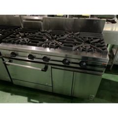 中古】ガスレンジ コメットカトウ XY-12605A 幅1200×奥行600×高
