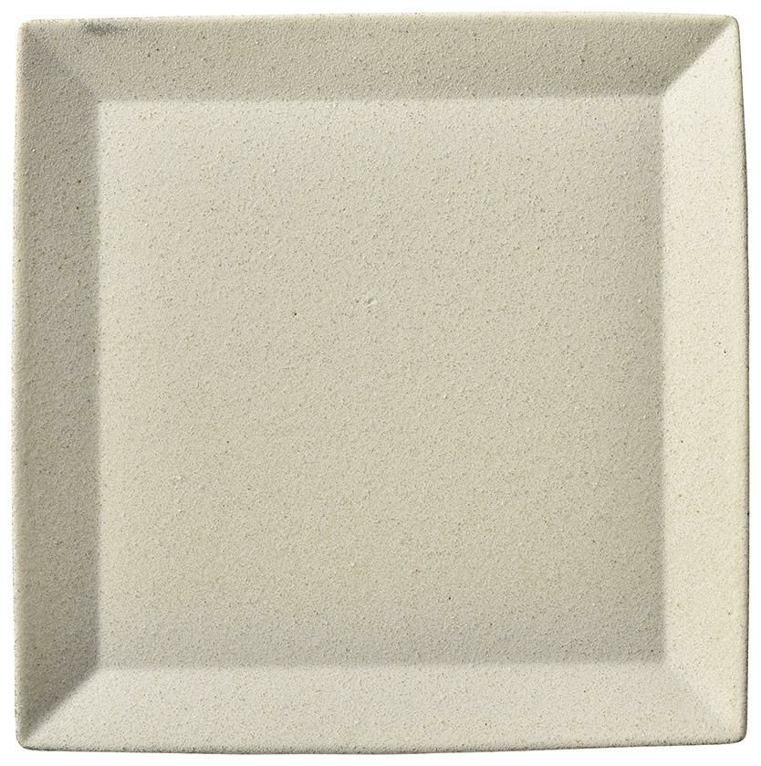 25cmスクエアプレート(絹衣)キャレ