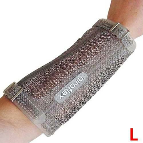 ニロフレックス メッシュ腕カバー(1枚) L ステンレス