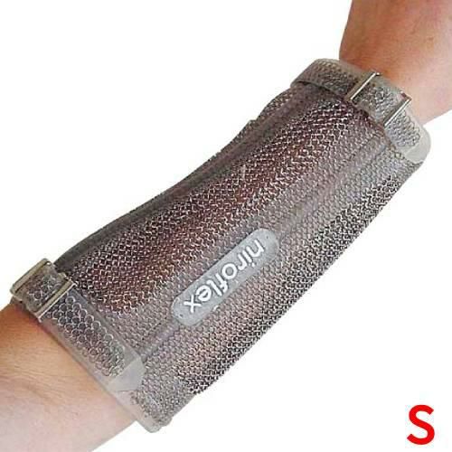 ニロフレックス メッシュ腕カバー(1枚) S ステンレス