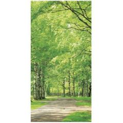 アルファ 白樺並木タペストリー (防炎加工)