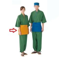 ショート前掛 ET3461-5 黄 レギュラー