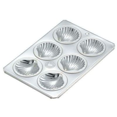 ブリキ Eマフィン型 Eケーキ型 6ヶ付