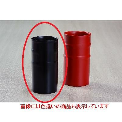 竹コップ(2段筋)(大)(黒)
