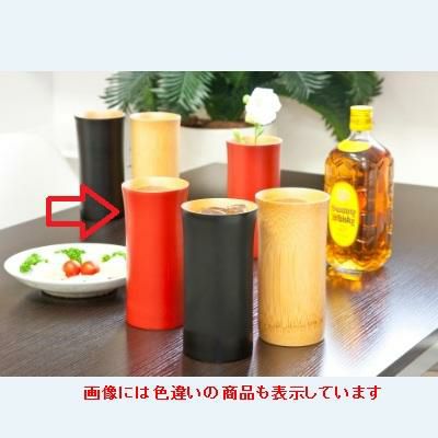 ロクロ ハイボールカップ(朱)