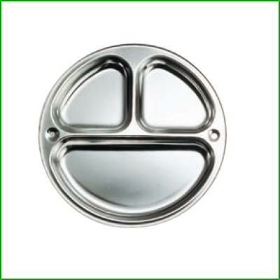 ランチ皿3ッ切 18-8 K 30cm /洋食器/業務用食器