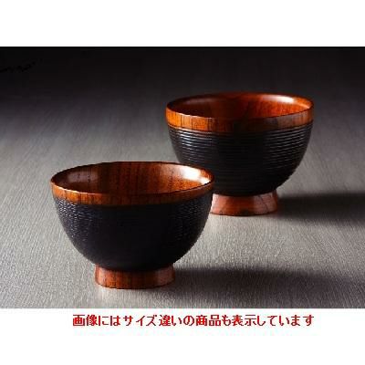 千筋汁椀(黒スリ)