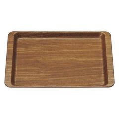 長角盆 300×210 濃木目 ノンスリップ