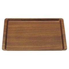 長角盆 420×294 濃木目 ノンスリップ