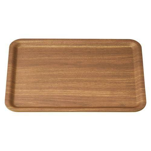 ユニバーサルトレイ 濃木目 ノンスリップ 390×293