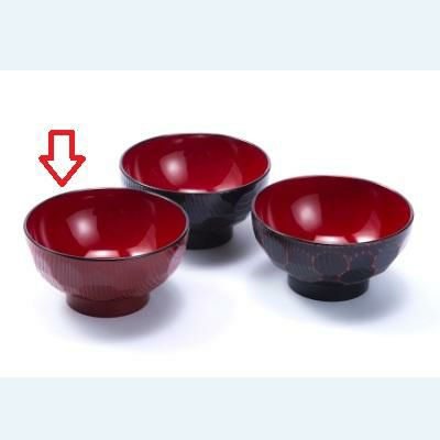 亀甲樹脂椀(春慶)