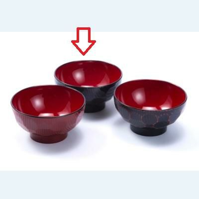 亀甲樹脂椀(黒)