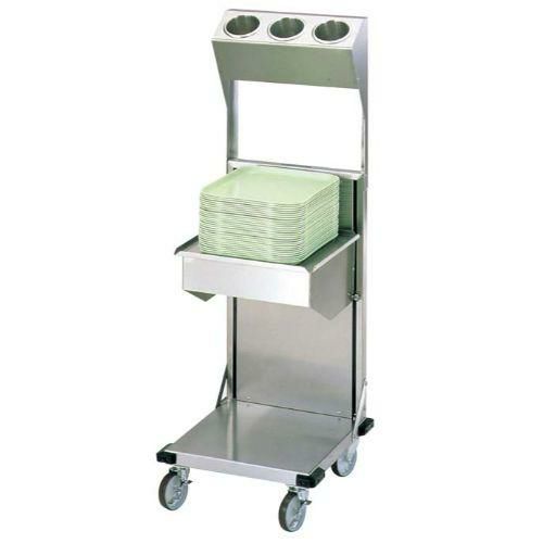 ラック・トレイディスペンサー KN5245-S3 シルバーシリング付 