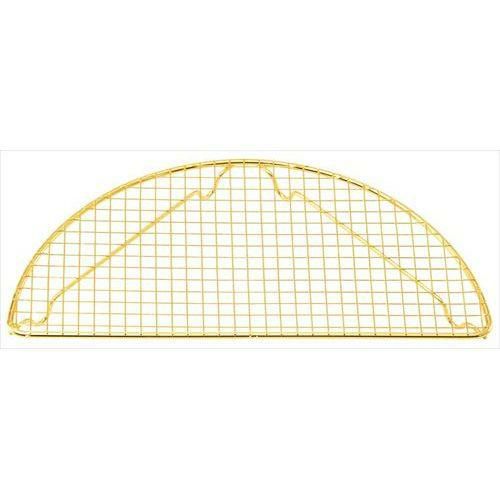 EBM 18-8 半月 とんかつアミ(金メッキ付)大 200×100