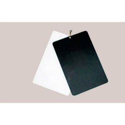 黒・白まな板 2枚セット(片面シボ付)