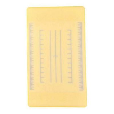 積層式調理用 目盛り入りまな板 長方形 L イエロー
