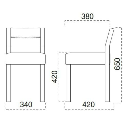 marukatsu(丸勝)　小百合N椅子
