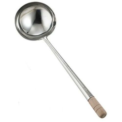 中国製ステン中華お玉 1号(約480cc)【旧頂大】 