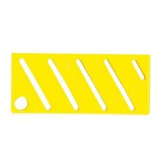 HACCP包丁差用カラープレート A(斜)タイプ イエロー